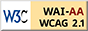 遵守2A級無障礙圖示，萬維網聯盟（W3C）- 無障礙網頁倡議（WAI）