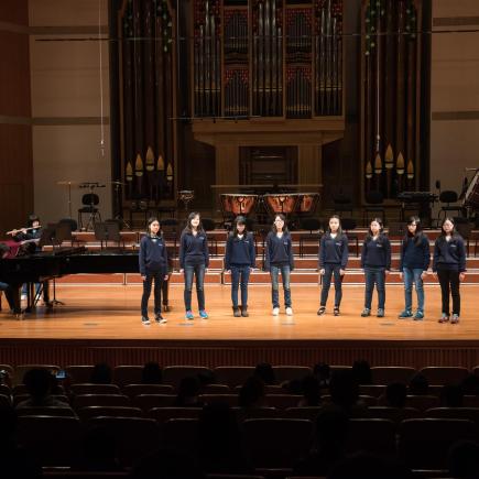 The Hong Kong students were performing