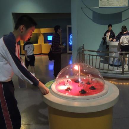 students were learning at Science and Technology Museum