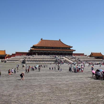 Visiting the Palace Museum in Beijing