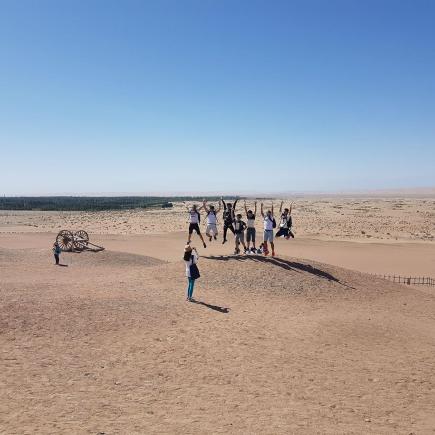 Students were visiting Yangguan Historic Sites 02