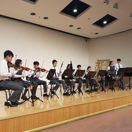 The Hong Kong students were performing a musical session