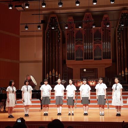 The Hong Kong students were performing a musical session