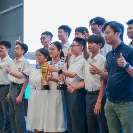 趙聿修紀念中學在比賽中表現出色，勇奪一冠一亞佳績。