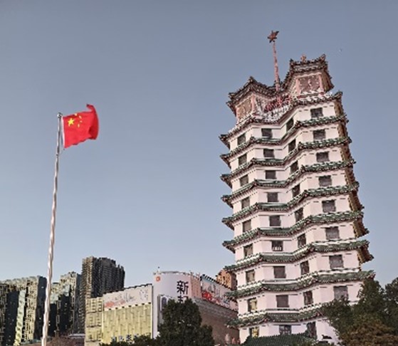 二七紀念塔及德化步行街
